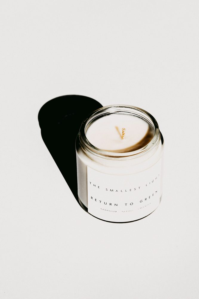 Vanilla and cinnamon candle