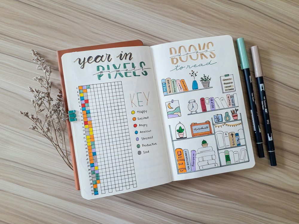 Habit tracker journal