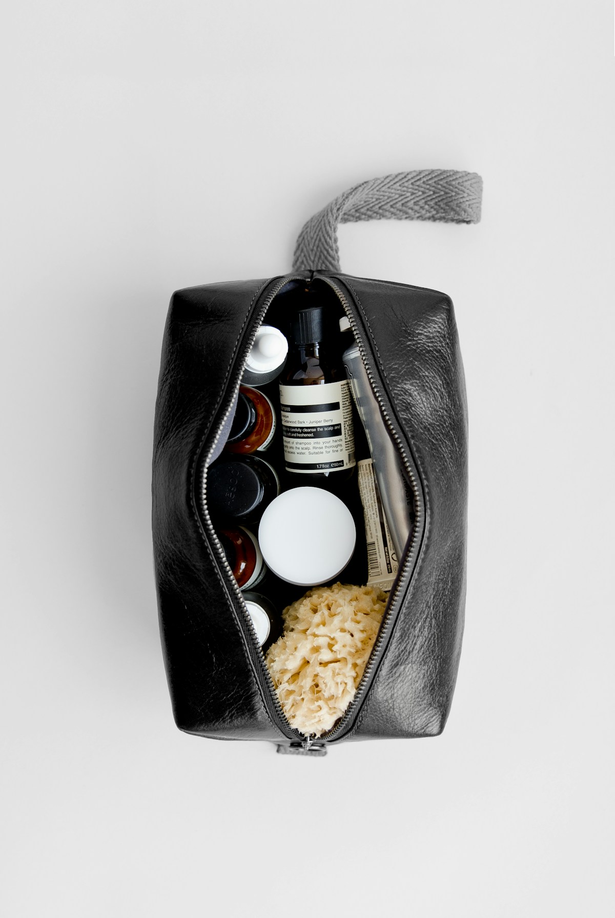 Zip toiletry bag
