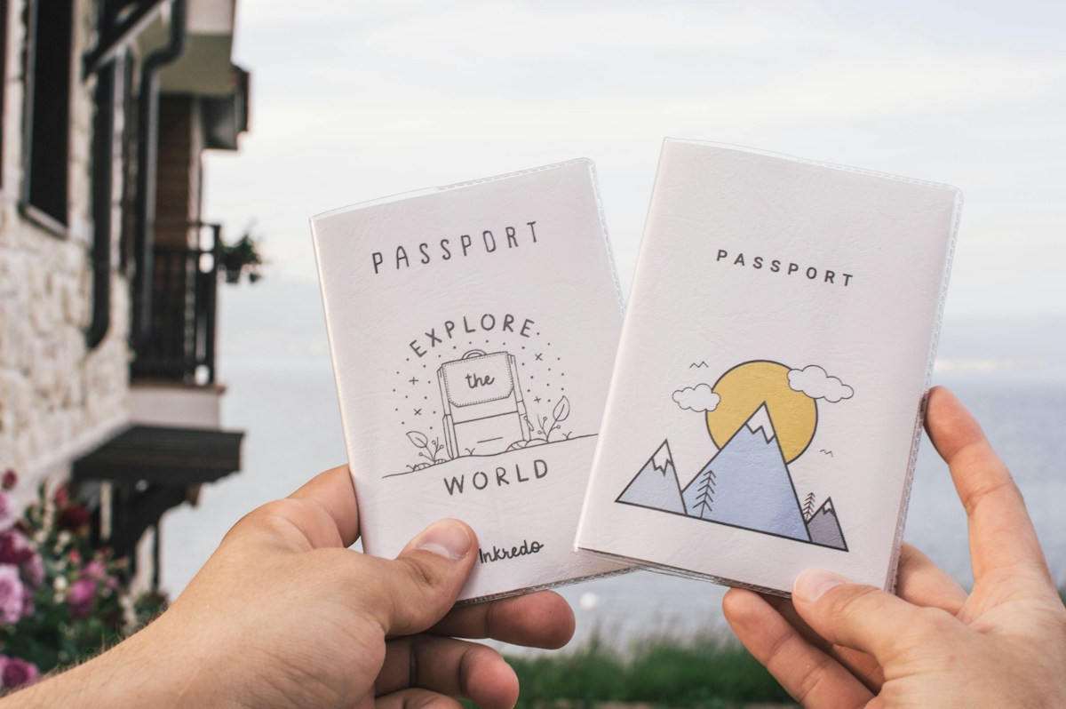 Passport holder and luggage tag