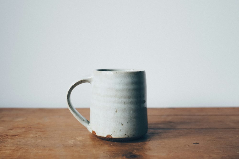 Handmade ceramic mug