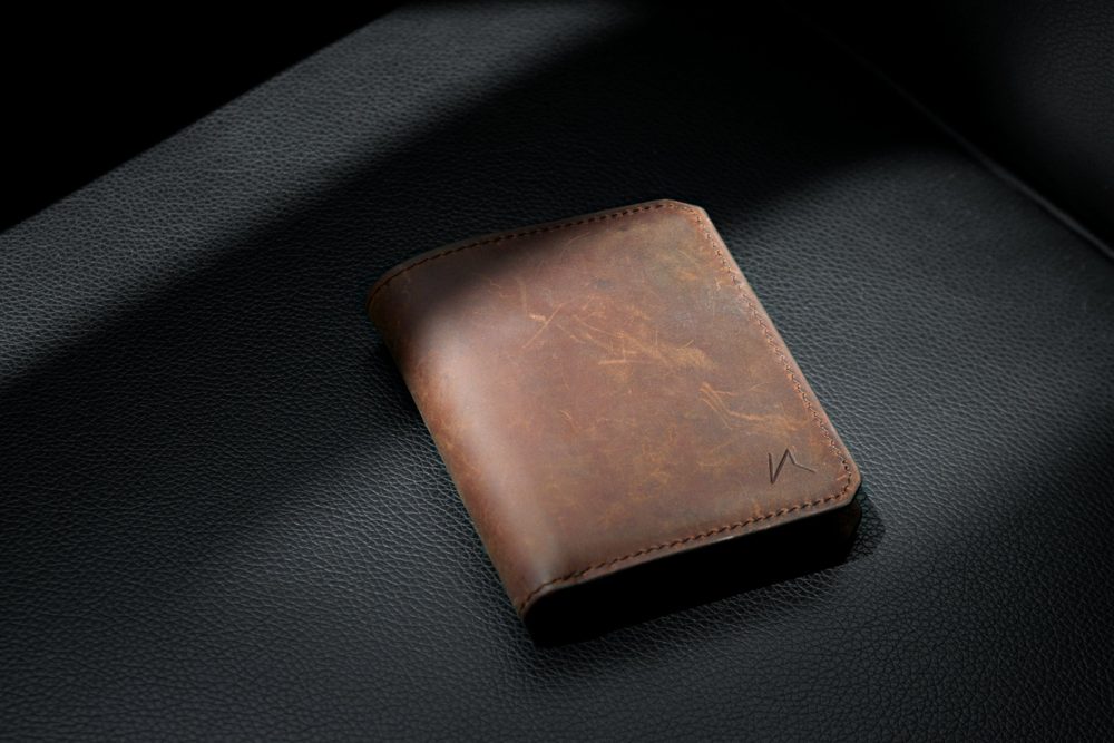 Handmade leather wallet