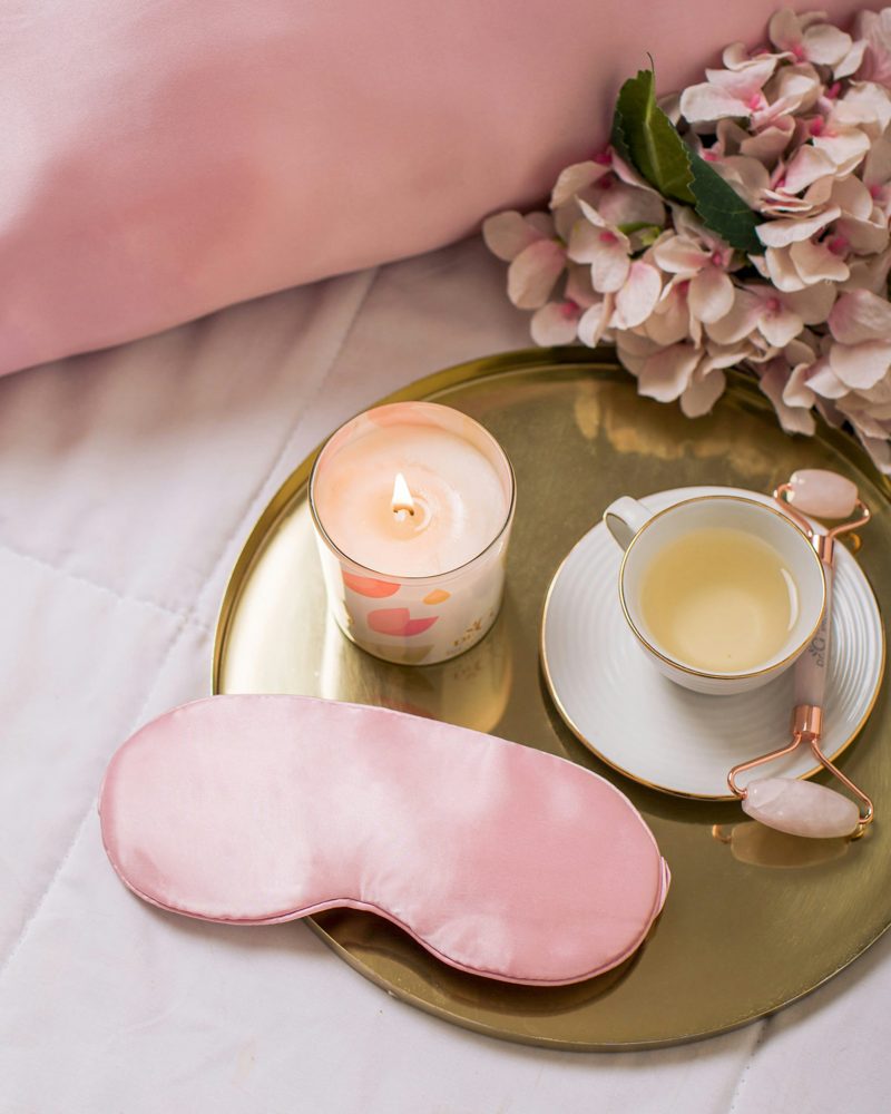 Contoured sleep mask